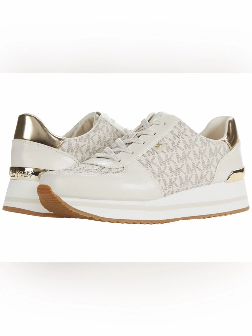 Michael Kors Monique Trainer Cream size 6 M